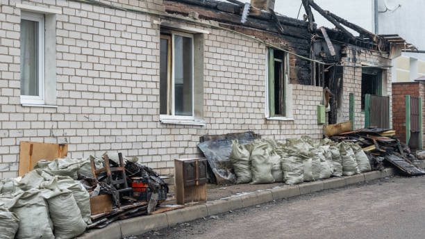 Professional Emergency Fire Cleanup technician working in Riverdale, MD